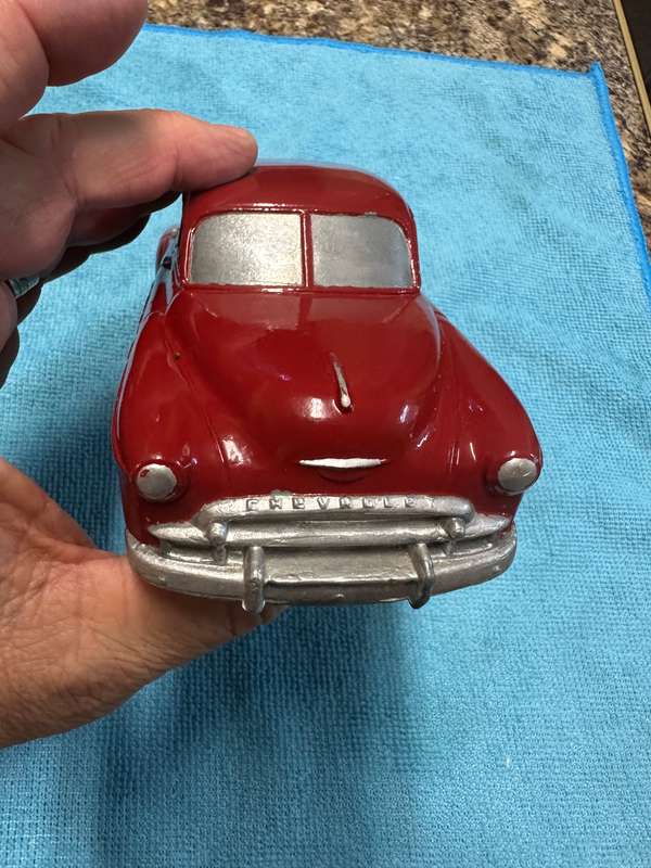 VINTAGE CHEVROLET COIN BANK