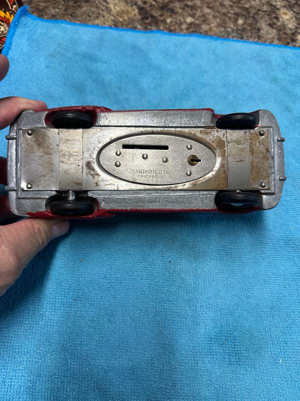 VINTAGE CHEVROLET COIN BANK