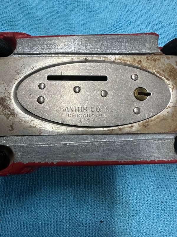 VINTAGE CHEVROLET COIN BANK