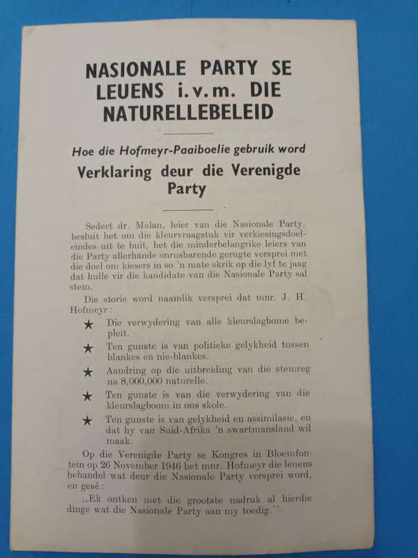 Jan Hendrik Hofmeyr: South African liberal politician. 7 ephemeral items