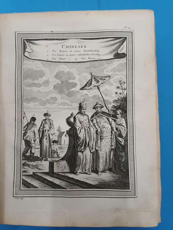 Europes knowledge of China and Korea 275 years ago. Copperplate engravings.