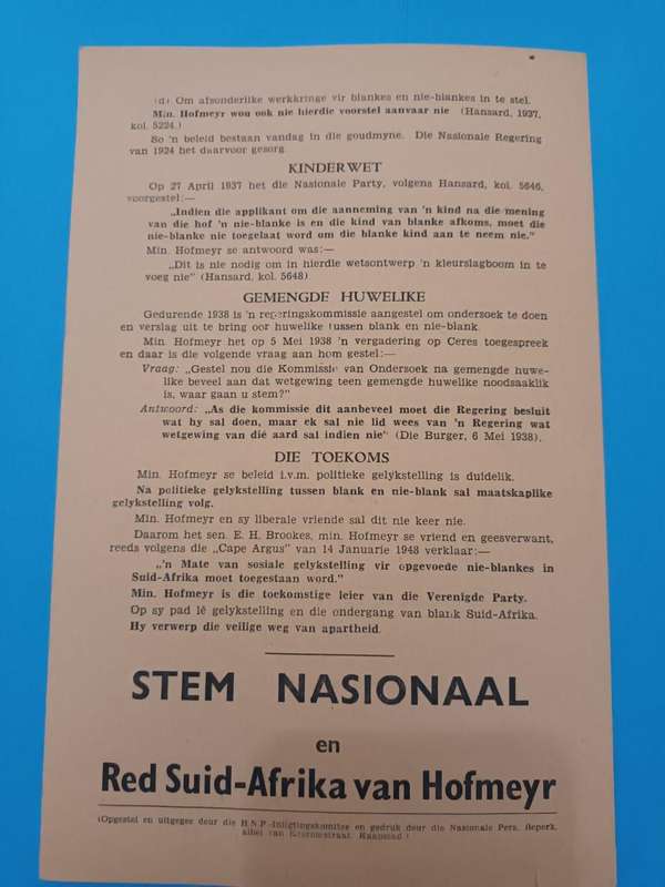 Jan Hendrik Hofmeyr: South African liberal politician. 7 ephemeral items