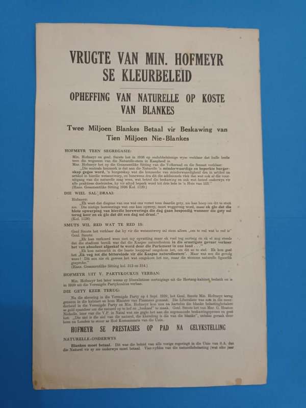 Jan Hendrik Hofmeyr: South African liberal politician. 7 ephemeral items