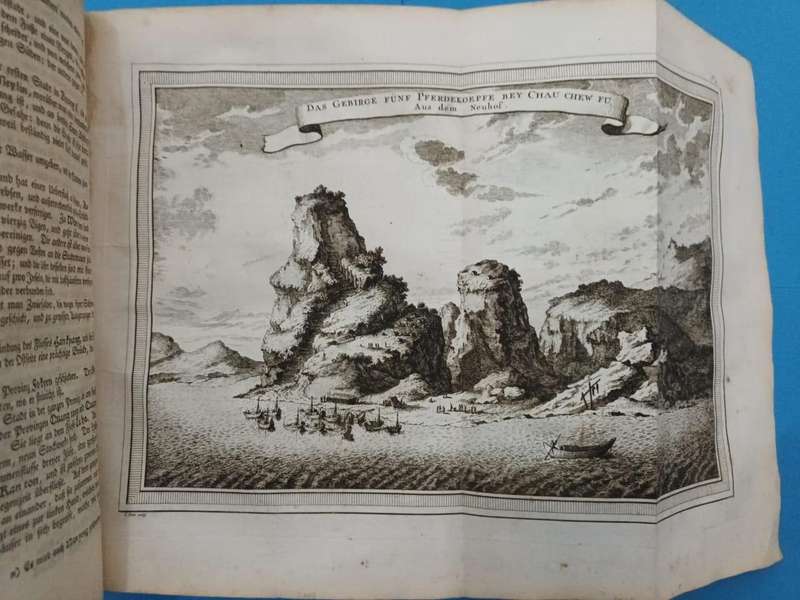Europes knowledge of China and Korea 275 years ago. Copperplate engravings.
