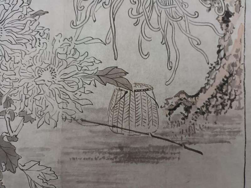 Original shita-e (Japanese: preliminary drawing) from the workshop of Kōno Bairei, c.1890