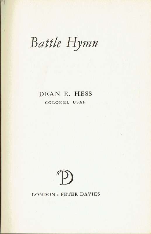 Battle Hymn (Korean War pilot)