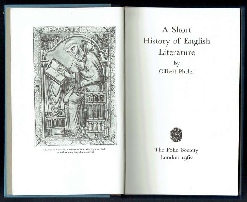 A Short History of English Literature (Gilbert Phelps) Folio Society