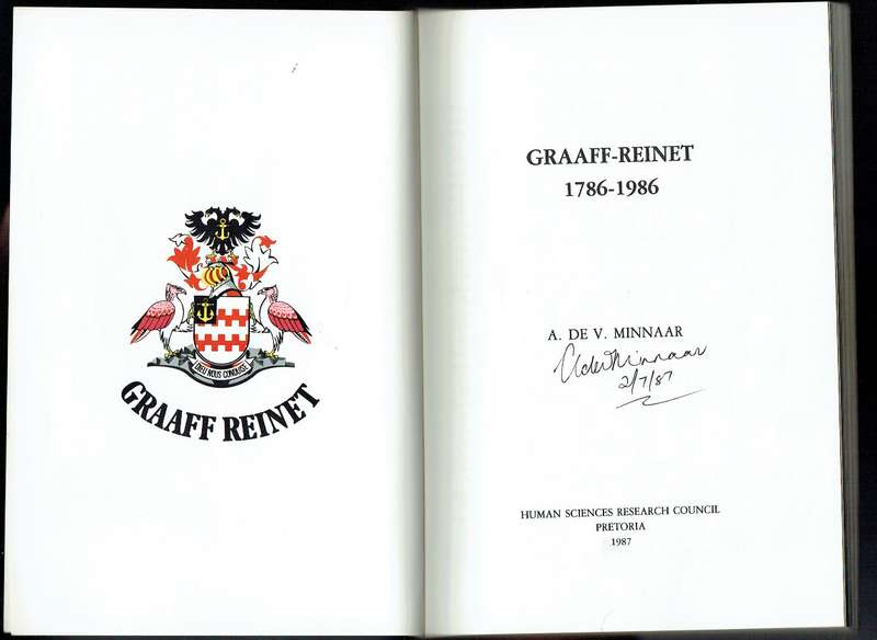 Graaff-Reinet: 1786-1986 (A. de V. Minnaar)