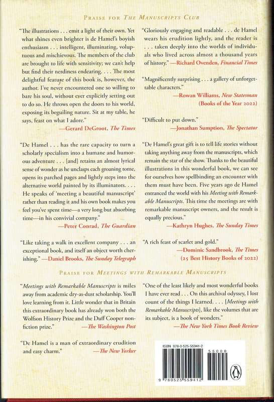 The Manuscripts Club (Christopher de Hamel)