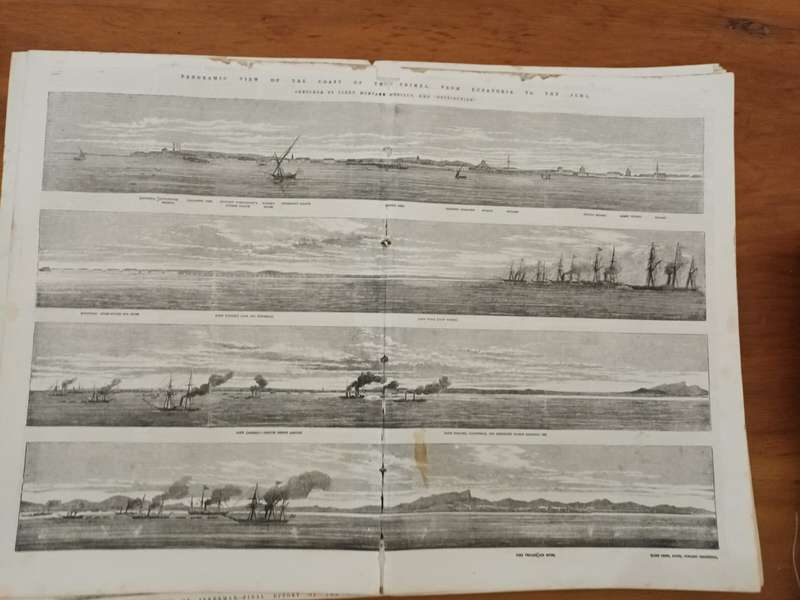 Crimean War: Original leaves from Illustrated London News 1850s, many wood engravings