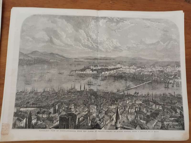 Crimean War: Original leaves from Illustrated London News 1850s, many wood engravings