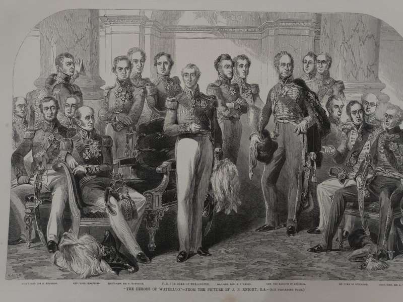 Large collection of loose leaves from Illustrated London News, 1850s