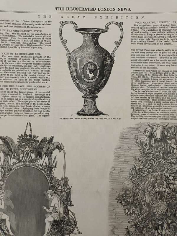 Crystal Palace and the Great Exhibition, 1850s, Illustrated London News engravings