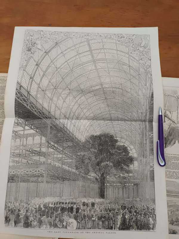 Crystal Palace and the Great Exhibition, 1850s, Illustrated London News engravings