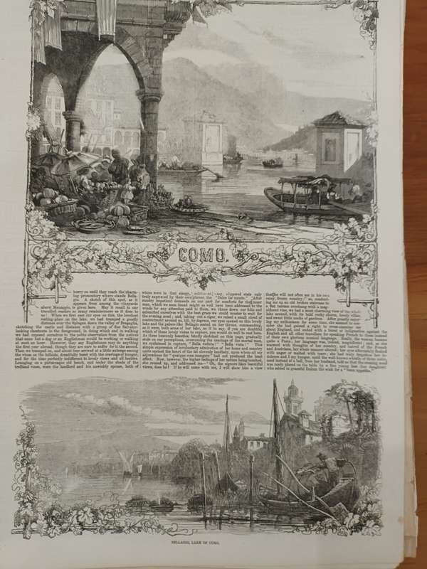 Illustrated London News, European (mostly French) scenes, 1850s, wood-engravings