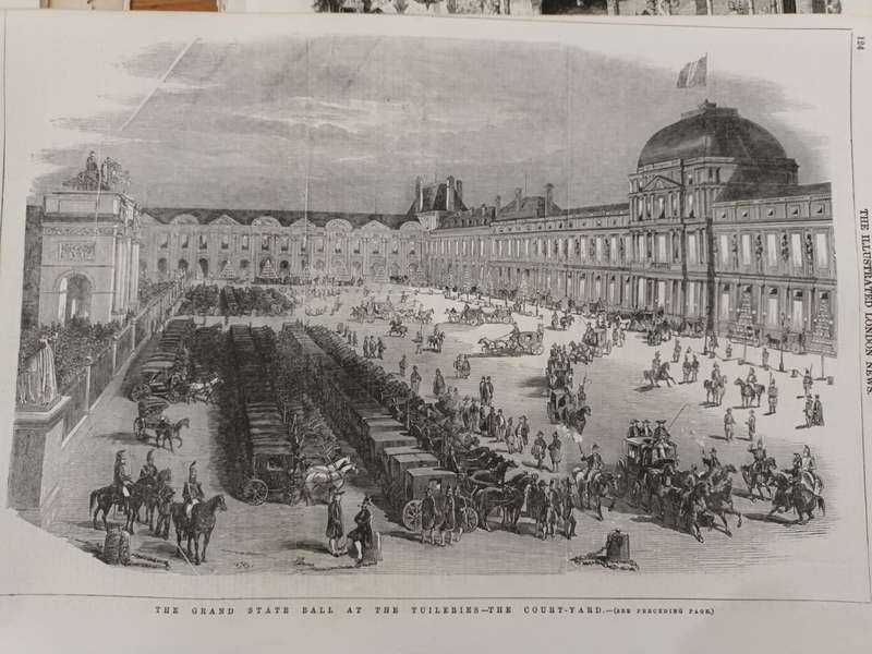 Illustrated London News, European (mostly French) scenes, 1850s, wood-engravings