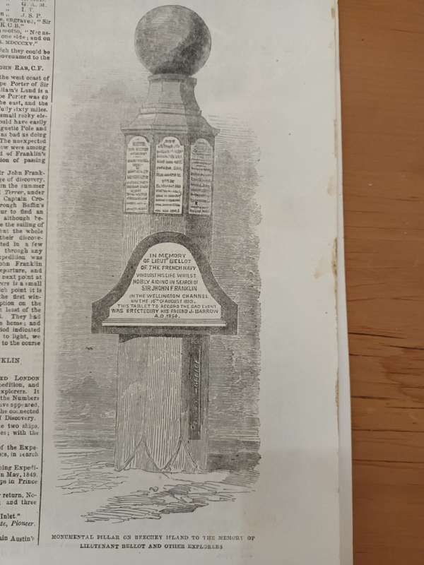 Search for John Franklin. Arctic Exploration North-West Passage. Illustrated London News 1850s