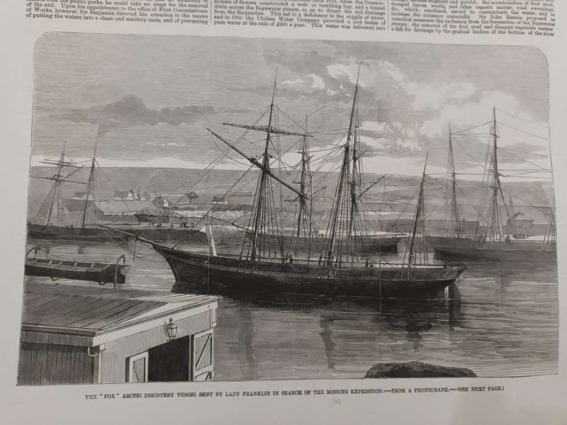 Search for John Franklin. Arctic Exploration North-West Passage. Illustrated London News 1850s
