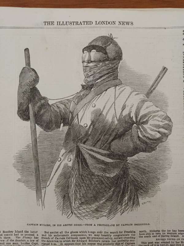 Search for John Franklin. Arctic Exploration North-West Passage. Illustrated London News 1850s