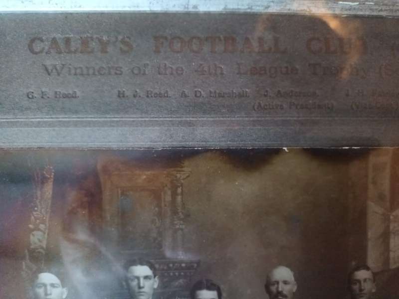 Caley Football Club 1913 Group photograph (Soccer, Sport history)