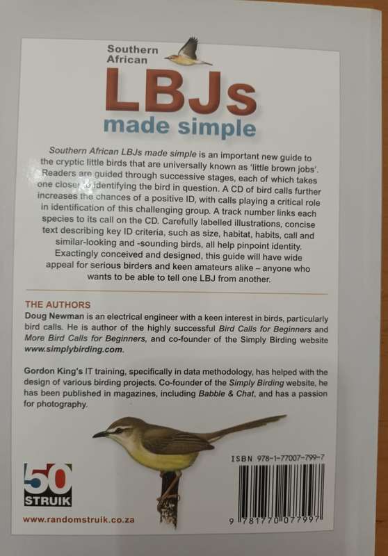 Doug Newnam & Gordon King, Southern African LBJs Made Simple. (Birds)