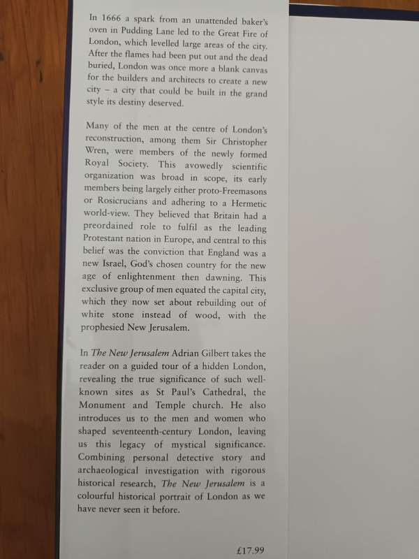 The New Jerusalem: Rebuilding London: The Great Fire, Christopher Wren