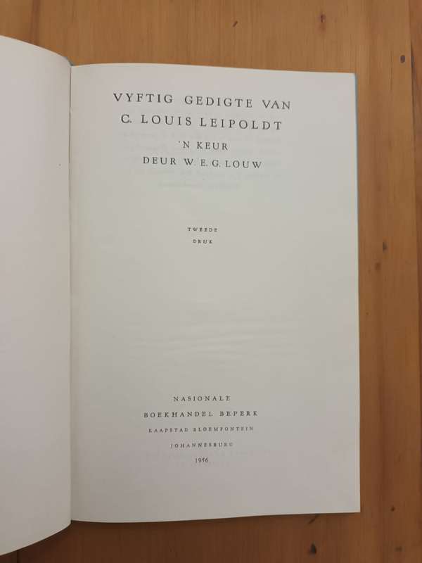Vyftig Gedigte van C. Louis Leipoldt