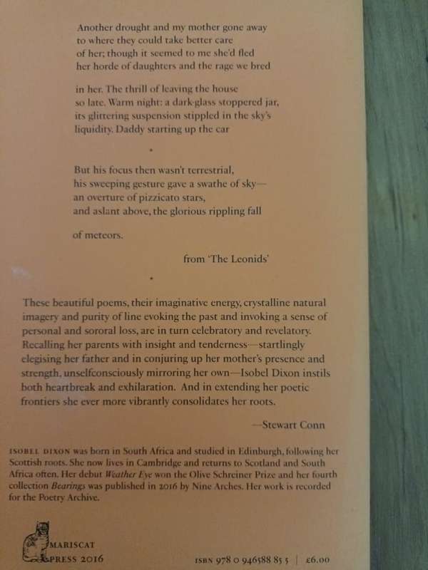 Isobel Dixon, The Leonids: Poems. Inscribed.