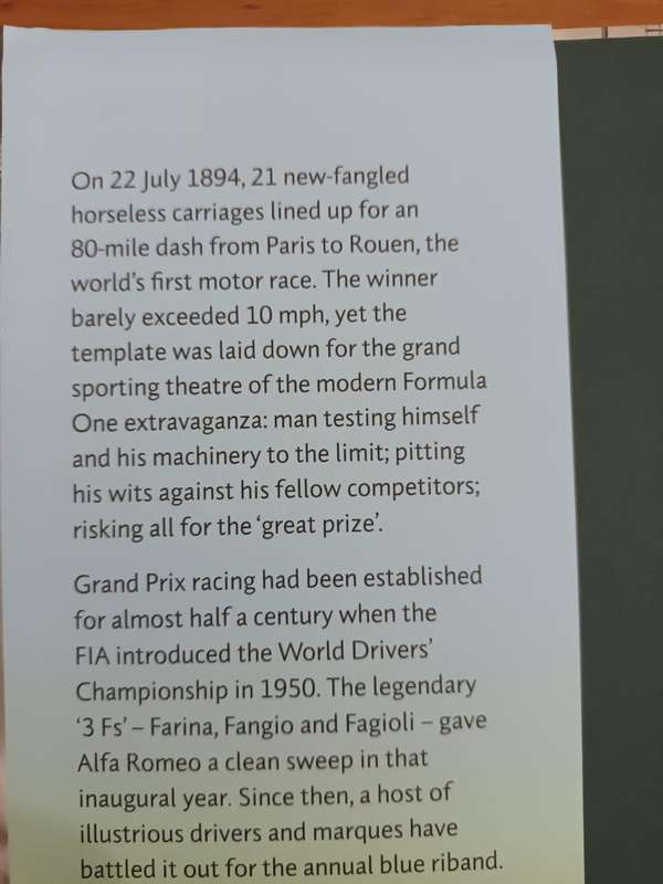 The Complete Story: Formula One (Photographs: Daily Mail)