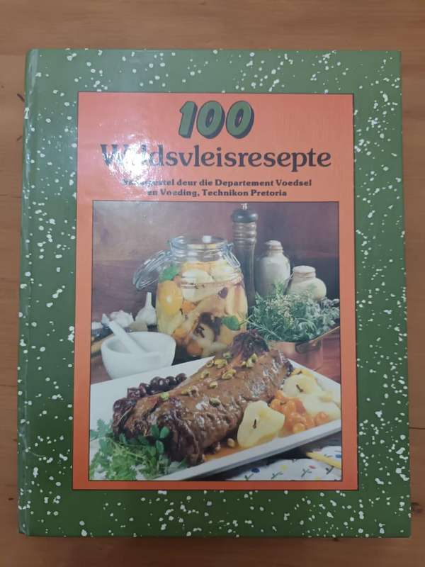 100 Wildsvleisresepte (venison recipes: Afrikaans text)