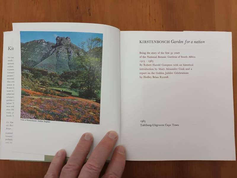 Kirstenbosch, Garden for a Nation (Robert Harold Compton)