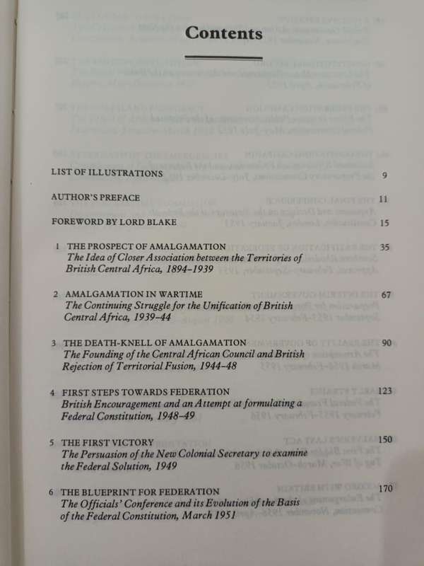 The Welensky Papers: History of the Federation of Rhodesia and Nyasaland