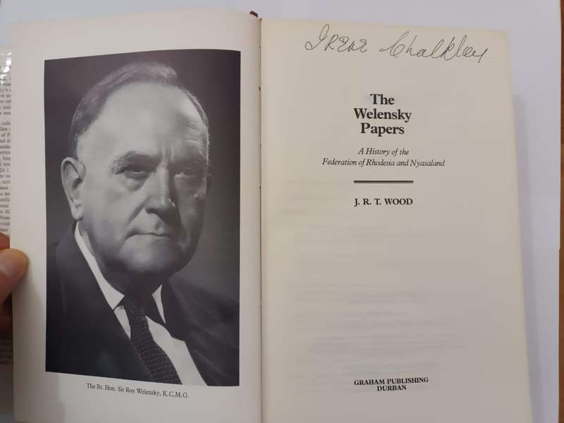The Welensky Papers: History of the Federation of Rhodesia and Nyasaland
