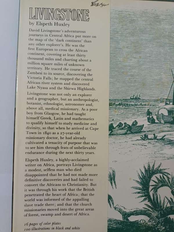 Livingstone and His African Journeys (Elspeth Huxley)