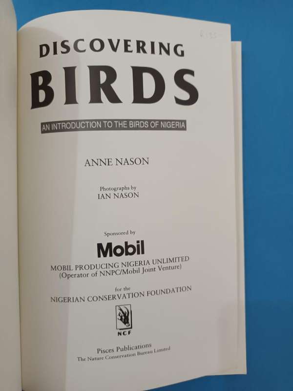 Discovering Birds: An Introduction to the Birds of Nigeria