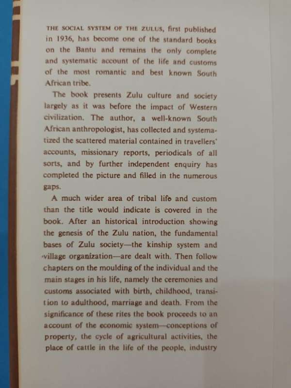 The Social System of the Zulus (Eileen Jensen Krige)