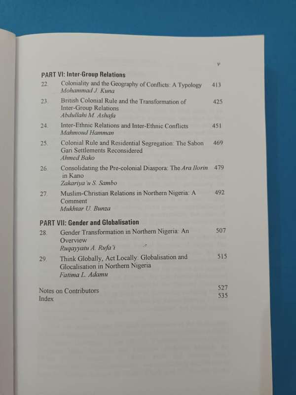 Northern Nigeria: a Century of Transformation, 1903 - 2003