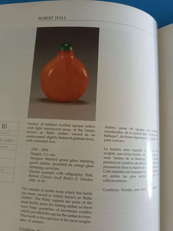 Robert Hall (sumptuous auction catalogue), Fine Chinese Snuff Bottles, 1991