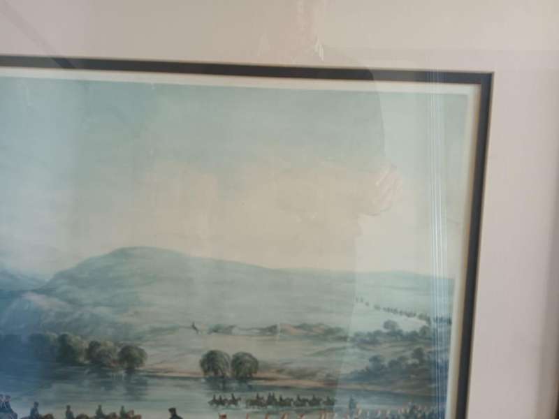 Rare Africana: original hand-coloured aquatint print from the 8th Frontier War, 1852