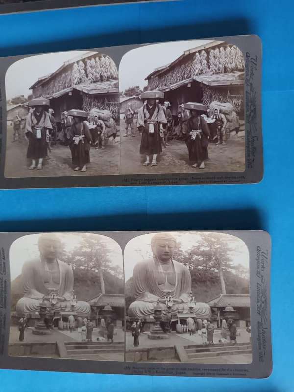 76 stereoscopic photographic slides of Japan, 1904: a wonderful time capsule!