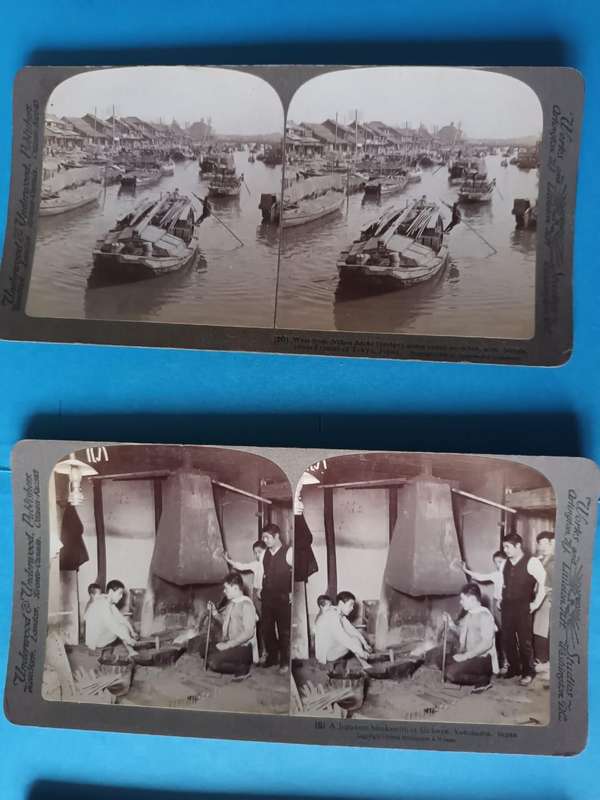 76 stereoscopic photographic slides of Japan, 1904: a wonderful time capsule!