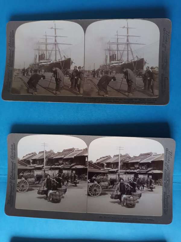 76 stereoscopic photographic slides of Japan, 1904: a wonderful time capsule!