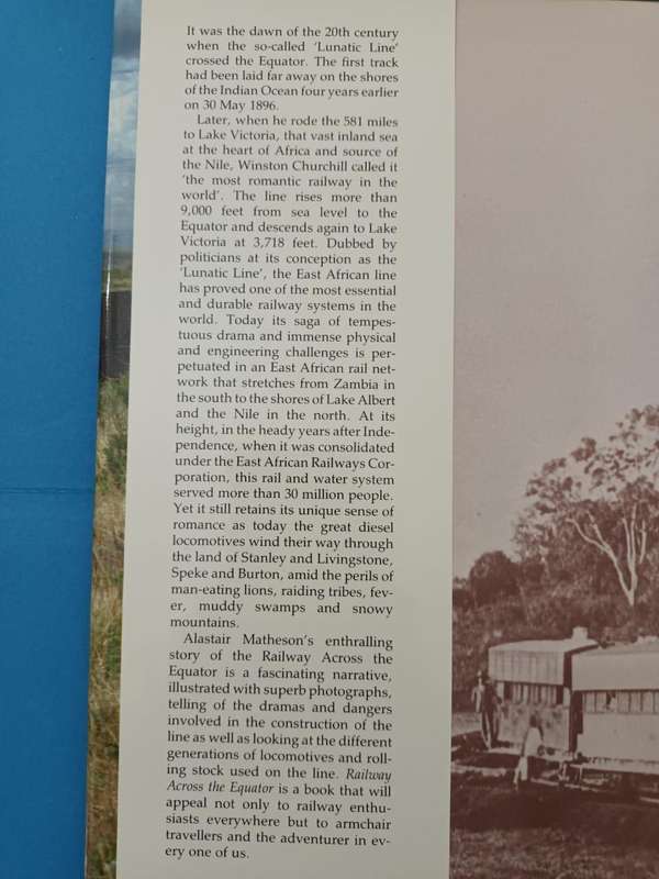 Railway Across the Equator: The Story of the East African Line