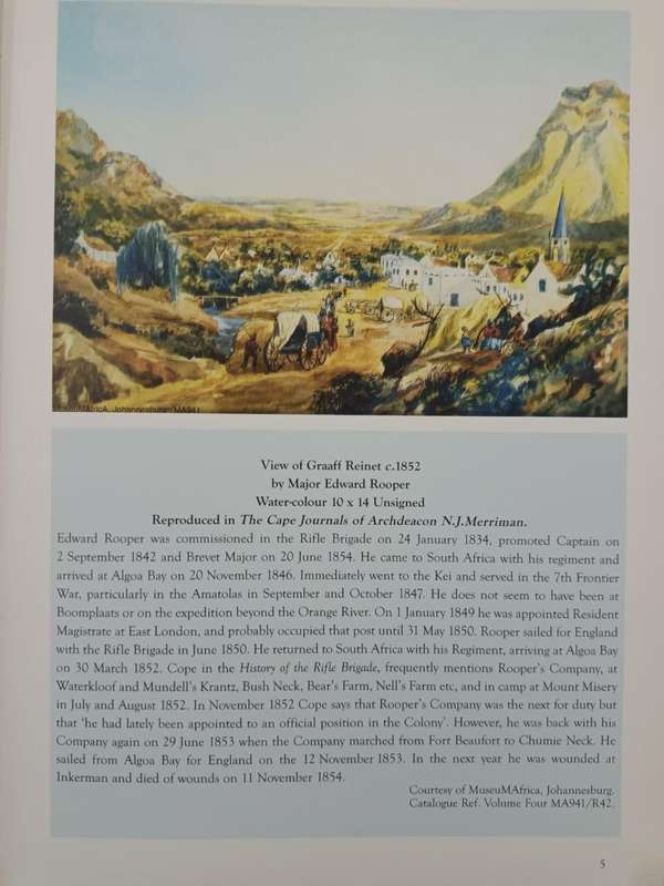 Graaff-Reinet: An Illustrated Historical Guide to the Town, incl Aberdeen & Nieu-Bethesda