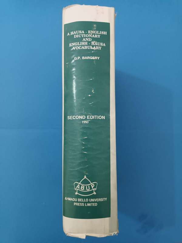 A Hausa-English Dictionary and English-Hausa Vocabulary