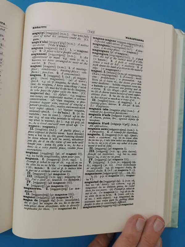 A Hausa-English Dictionary and English-Hausa Vocabulary