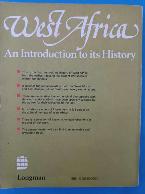 West Africa: An Introduction to its History