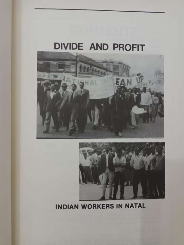 Divide and Profit: Indian Workers in Natal