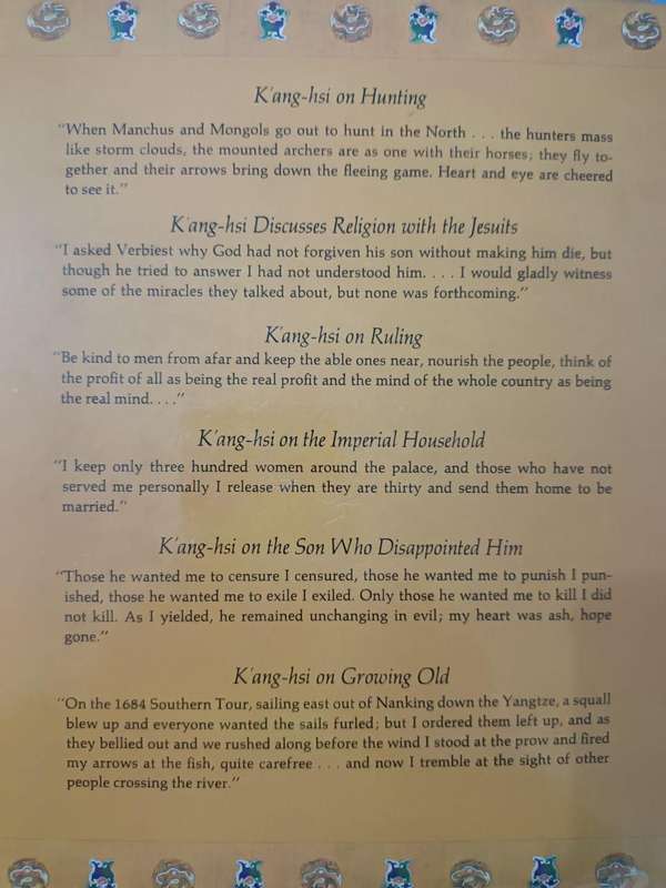 Emperor of China: Self-Portrait of K'Ang-Hsi (Jonathan D. Spence)