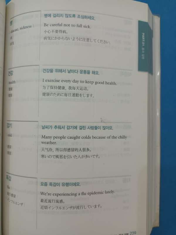 Daily Korean Vocabularies [sic] for Foreigners